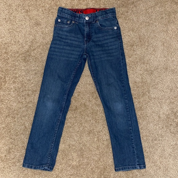 Two pairs of little boys size 7 jeans with adjustable waists. - Picture 2 of 11